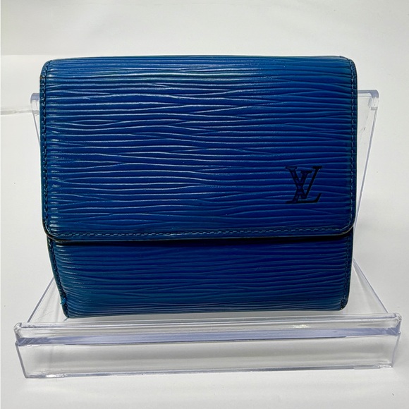Louis Vuitton Handbags - Louis Vuitton Blue Epi Compact Wallet GUC
